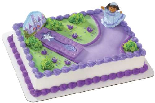 Dora Princess Cake Topper Set - Click Image to Close
